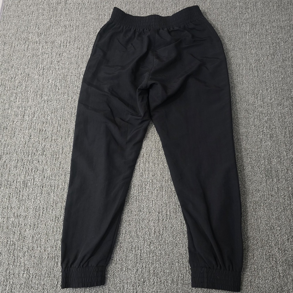 RTA Black Side Zip Track Jogger Pants Nylon Made USA‎ Women's M - Picture 7 of 7